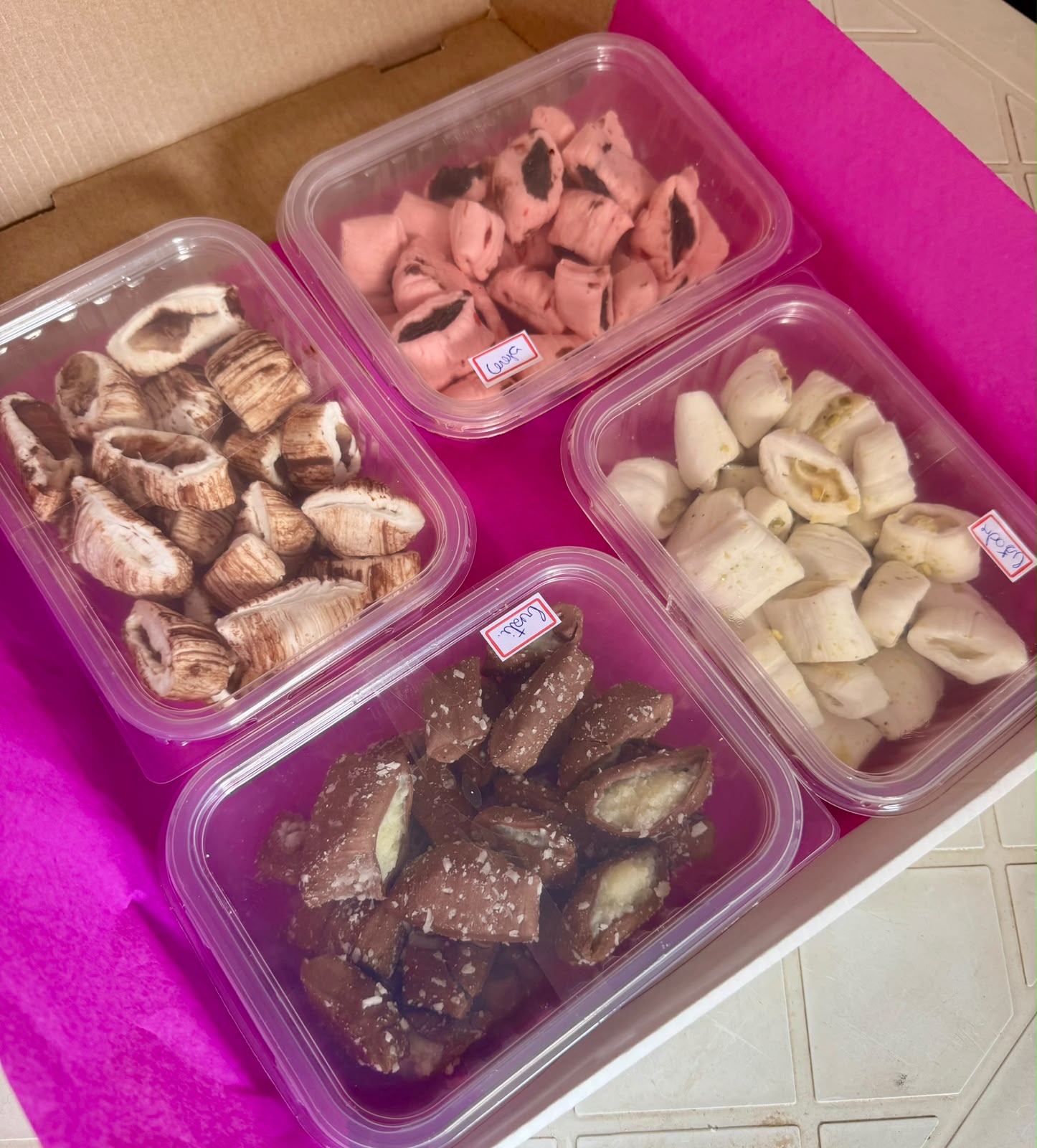 Pote de balinhas de coco — 250g (1 sabor por pote)